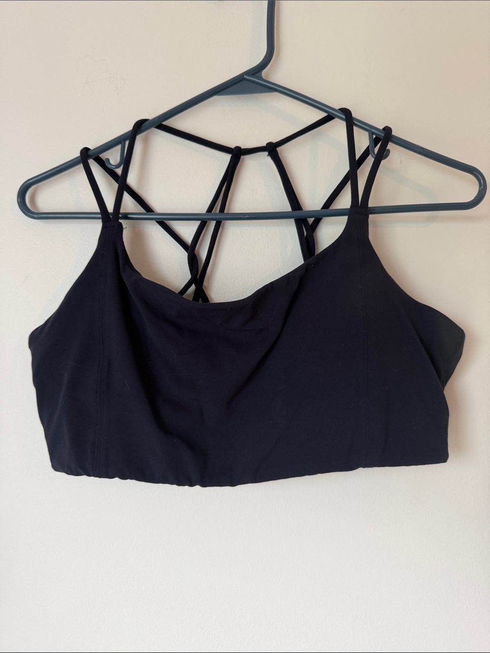 Athleta navy strapping Sports Bralette